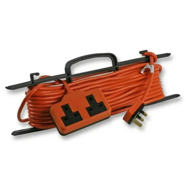 PRO ELEC PELB1644 15m Garden Extension Lead, Twin Socket