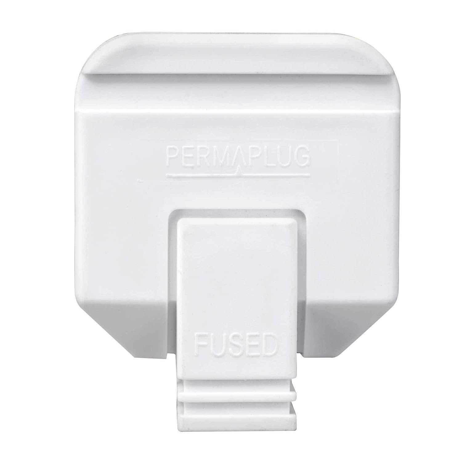 Heavy-Duty 13 Amp UK 3-Pin Mains Plug (White) | Heat-Resistant & Durable Power Plug for Home, Industrial & Workshop Use,BS1363-Certified,3 pin plug uk,13 amp plug uk,(PERMAPLUG)